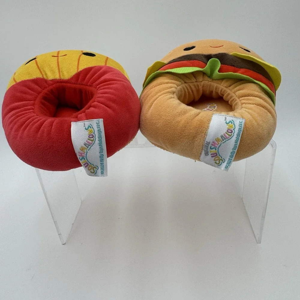 Squishmallows Big Kids‎ Carl the Cheeseburger & Floyd the Fries Size 9-10
